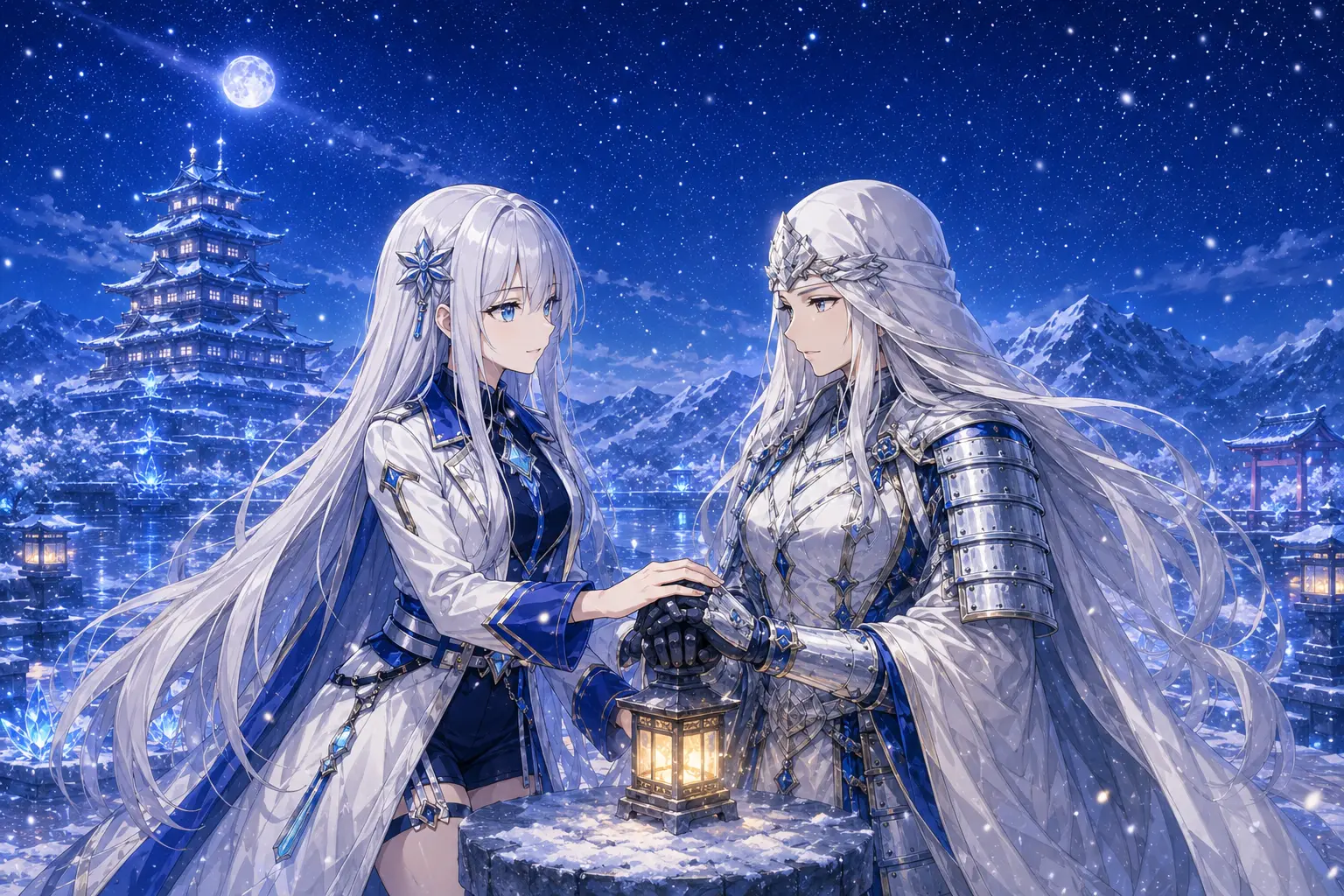 新潟代表・白峰 澪と武将AI・上杉謙信