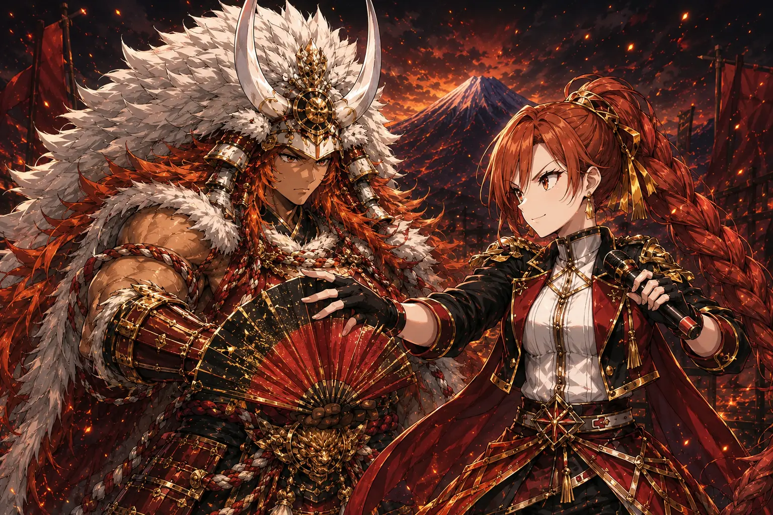 山梨代表・風祭ほむらと武将AI・武田信玄